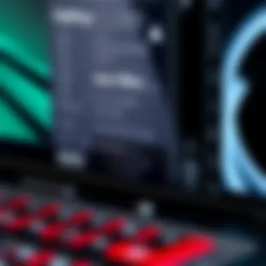 Detailed Hardware Specifications Close-up of Acer Nitro hardware specifications