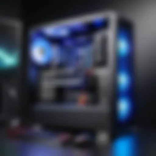 High-performance gaming PC setup showcasing advanced components