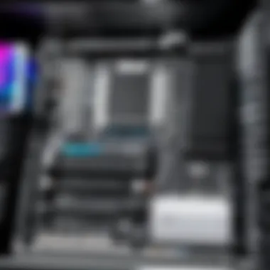 Internal Components of a Gaming PC Detailed view of internal components of a gaming PC