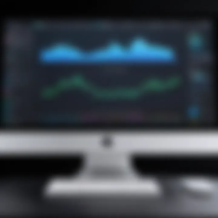 Performance metrics comparison chart of the new and previous iMac models