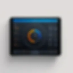 User interface of a timer app on iPad showcasing productivity features