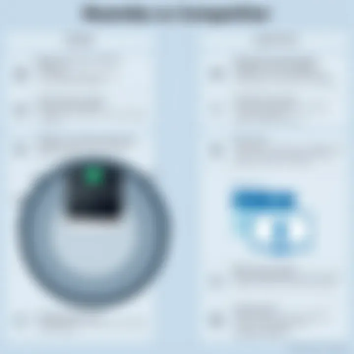 Feature Comparison of Roomba vs Competitors Comparative analysis of features between Roomba and competition