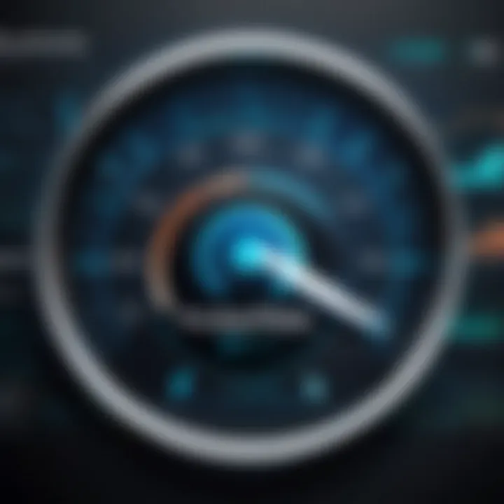 Performance metrics comparison between VPN services