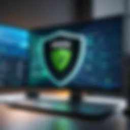Visual representation of VPN functionality