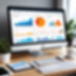 Dynamic dashboard showcasing CRM analytics