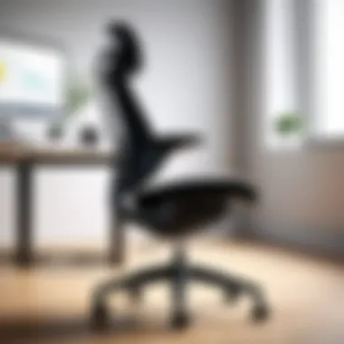 Sleek and modern ergonomic office chair design