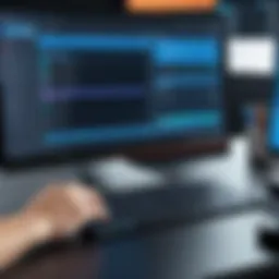 User interface of top video editing software