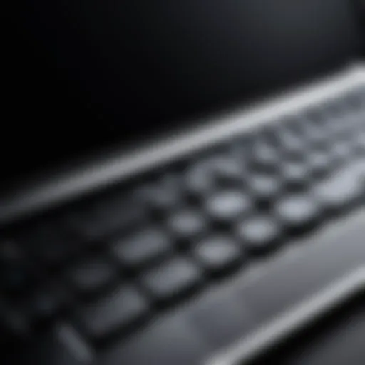 Elegant keyboard design for MacBook Pro