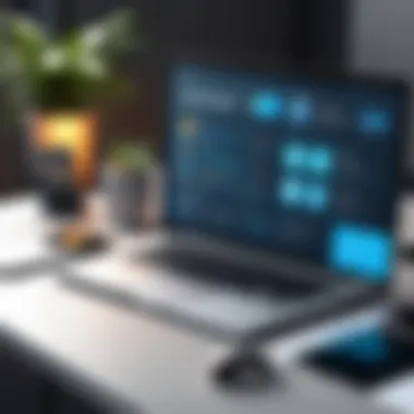 Visual representation of key functionalities offered by various web development software.