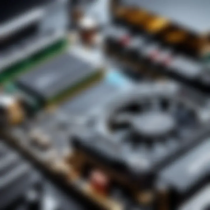 Advanced graphics card essential for rendering