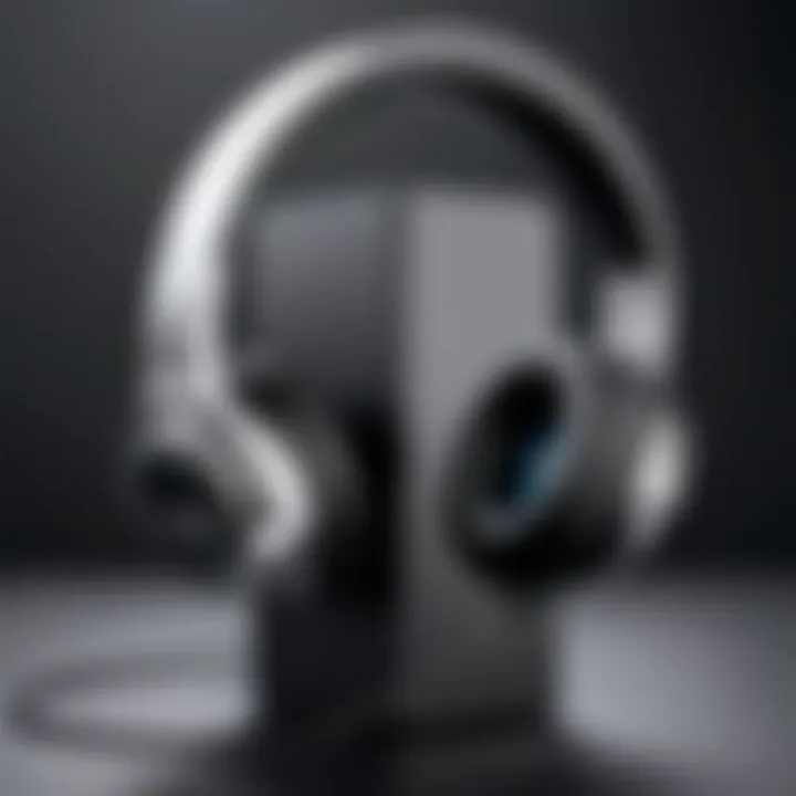 Wired headset showcasing advanced audio technology