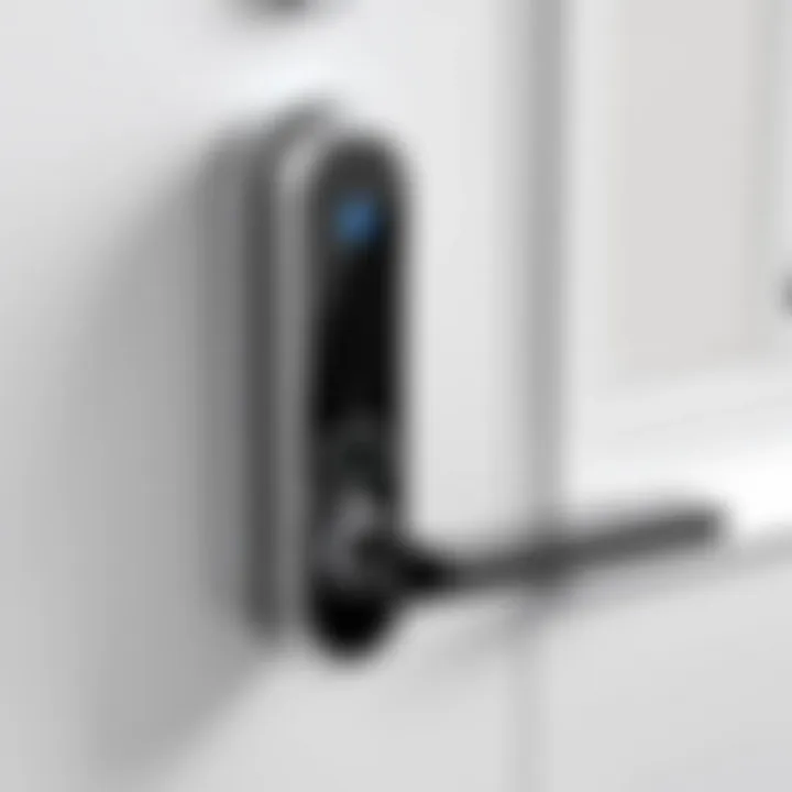 Visual representation of installation requirements for Bosma Aegis Smart Door Lock