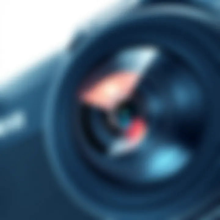Zoom Features of Canon PowerShot SX70 HS Close-up of lens capability and zoom features of the Canon PowerShot SX70 HS