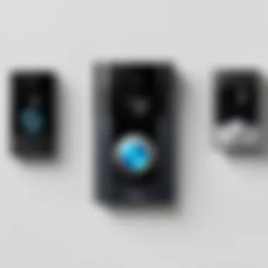 Visual representation of video quality from various Ring Doorbell models.