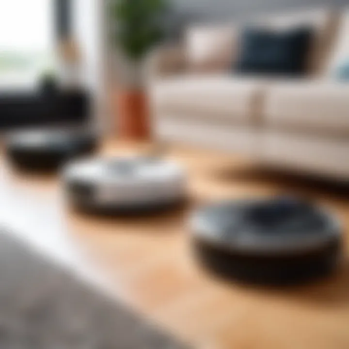 Comparison chart of robot vacuums tailored for large homes