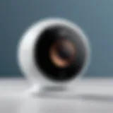 Elegant design of the Nest Cam showcasing its sleek aesthetics