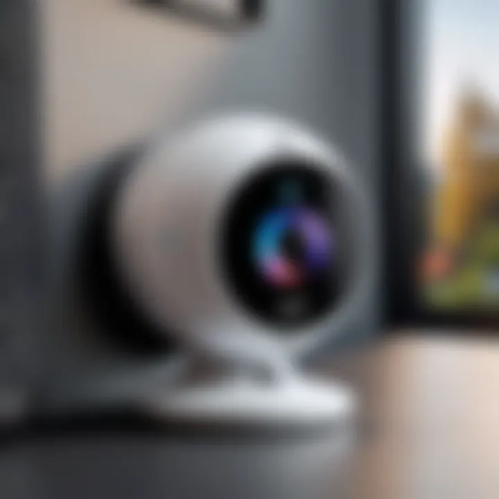 Security features of the Nest Cam highlighted in a user interface