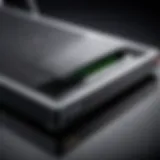 A high-resolution flatbed scanner showcasing its scanning surface and features