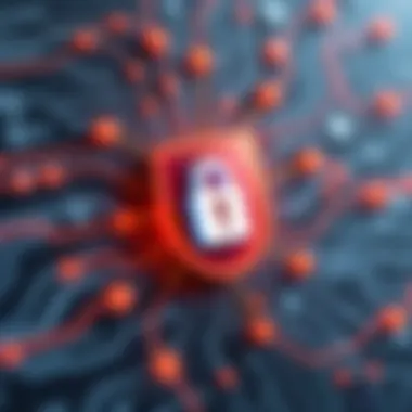 Visual representation of advanced security protocols in password management.