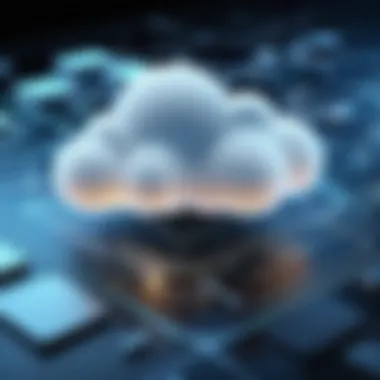 Cloud-Based Transfer Solutions Visual representation of cloud-based file transfer solutions