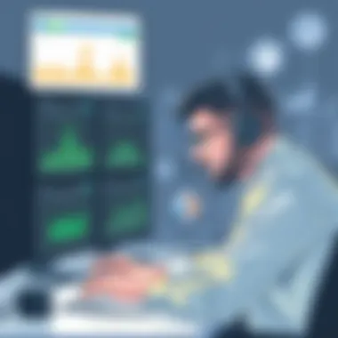 Performance Evaluation of Echo Device Settings IT professional analyzing Echo device performance metrics