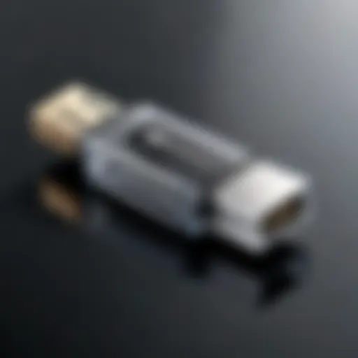 High-performance USB drive showcasing speed and efficiency
