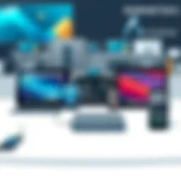 An overview of Android devices on display