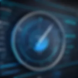 A visual representation of network uptime monitoring metrics