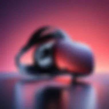 Oculus Quest VR Headset Oculus Quest VR headset displayed against a sleek background