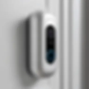 Sleek design of the Ring Video Doorbell showcasing its modern aesthetics