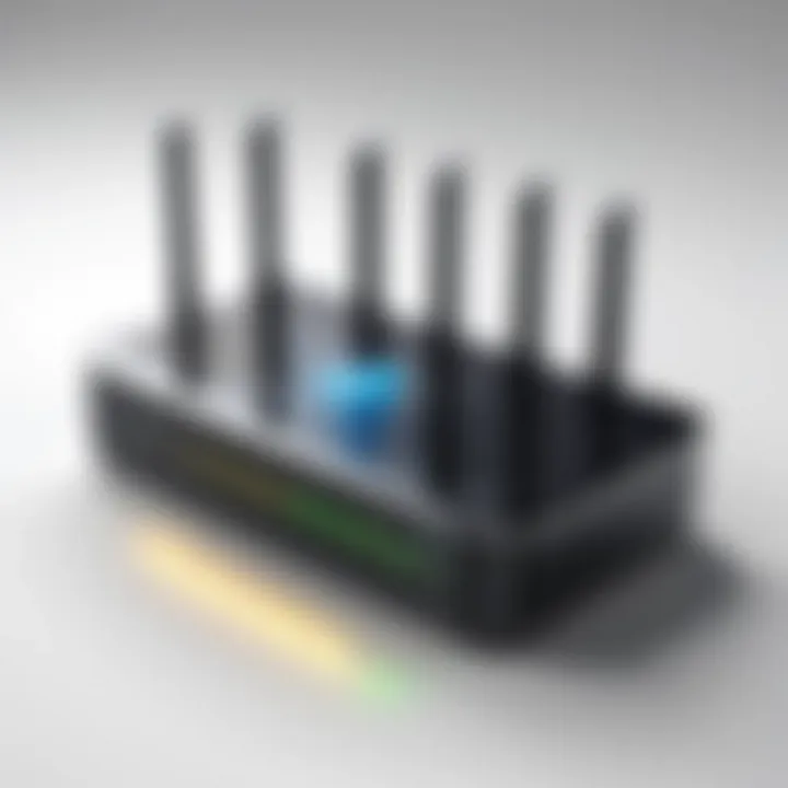 Router security features with firewall interface