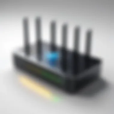 Router Security Features Router security features with firewall interface