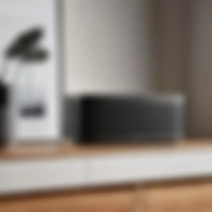 Elegant Sonos speaker design showcasing modern aesthetics