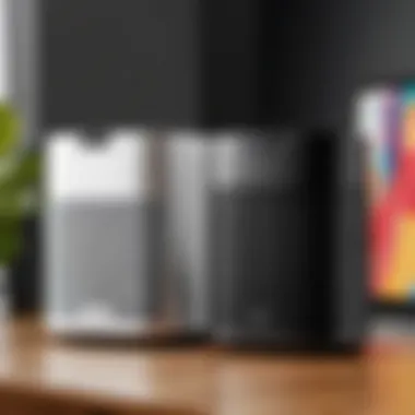 Illustration of Sonos speaker features and connectivity options