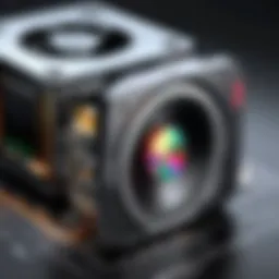 Dynamic representation of video conversion to audio.