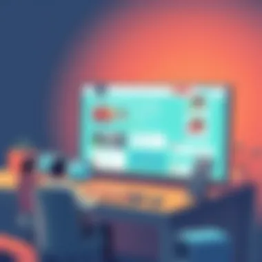 Community Support for Game Developers A dynamic representation of an online community forum where aspiring game developers share ideas and seek support.