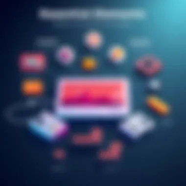 Essential Elements of Game Design An engaging infographic illustrating essential game design elements such as gameplay, graphics, and sound.