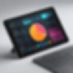 A sophisticated dashboard showcasing app customization options