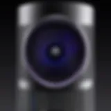 Detailed view of the Dyson Cool Tower Fan filter showcasing its advanced design