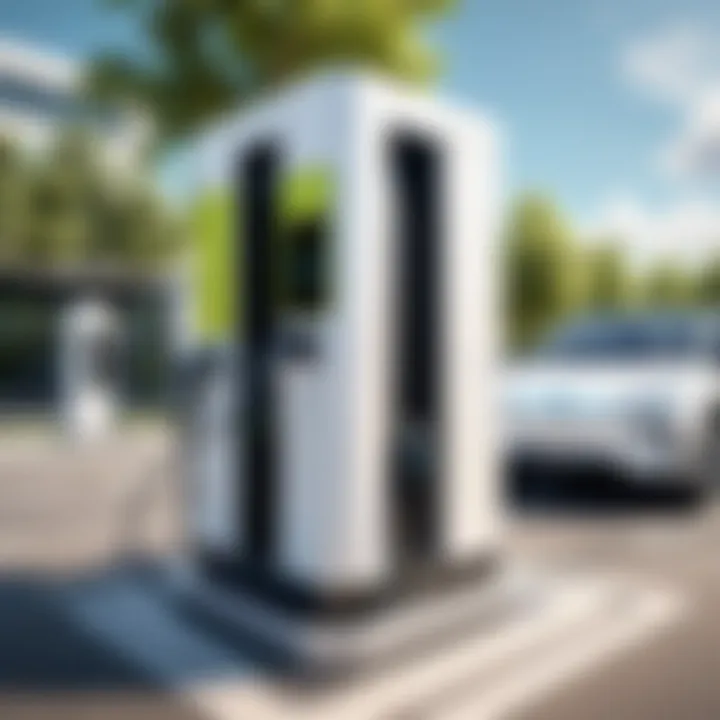 Charging station for electric vehicles