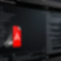 User interface of Adobe PDF Changer showcasing editing tools