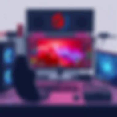 High-performance gaming setup featuring advanced hardware