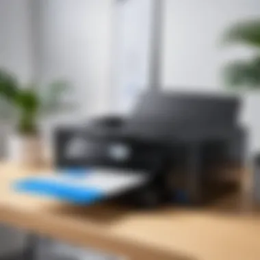 Epson Ink Tank Printer Showcase Epson Ink Tank Printer with vibrant printouts