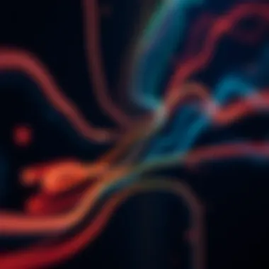 Stunning Display Quality Close-up of the display quality on a curved monitor