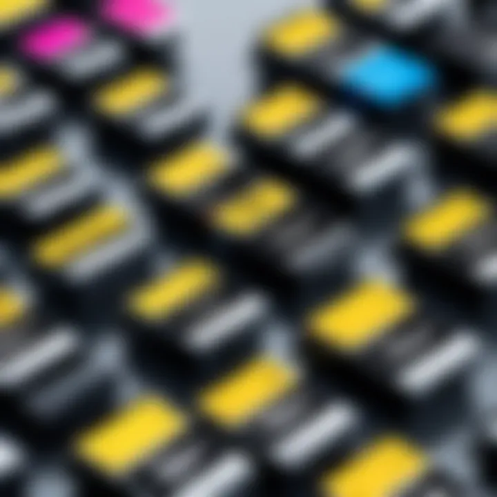 Comparison of ink cartridge costs across different brands