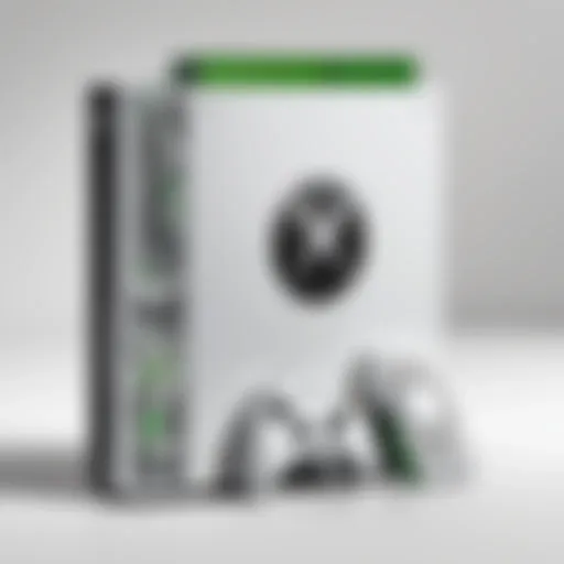 Detailed view of the Xbox Series S Disk version