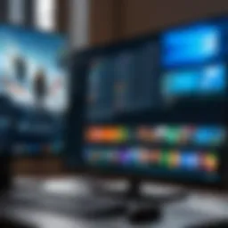 Visual representation of Android games interface on Windows