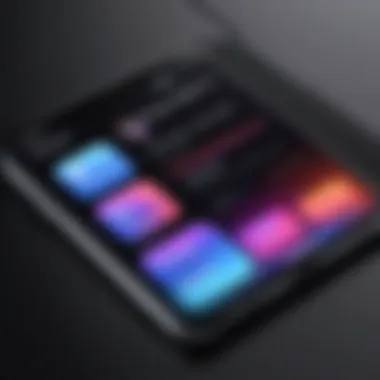 Sleek User Interface of Apple iPhone Software Sleek interface of Apple iPhone software on PC