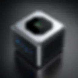 Sleek ASRock Mini PC design showcasing compact form factor