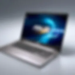 ASUS laptop showcasing its sleek design and 15.6 inch display